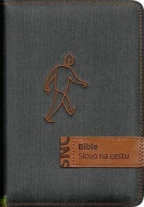 Bible Slovo na cestu, zip, jeans, šedočerná /1224/