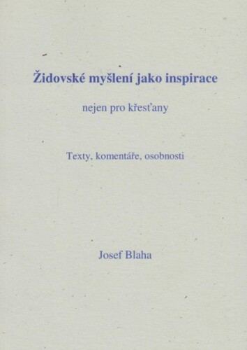 Židovské myšlení jako inspirace-nejen pro křesťany